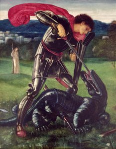 Saint Georges et le dragon, 1868